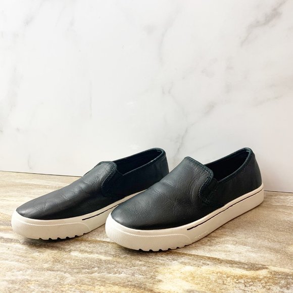 Sorel Black Campsneak slip on leather sneaker - Picture 2 of 4